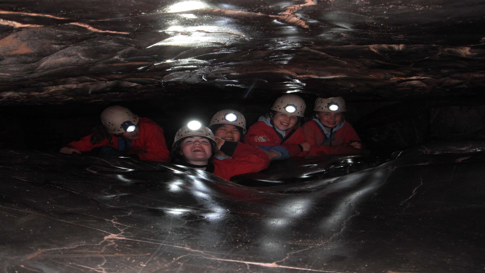 Caving group